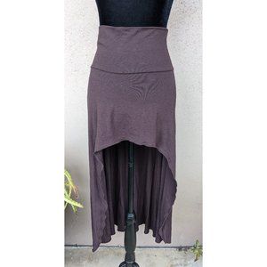 💜Brown High-Low Knit Skirt
